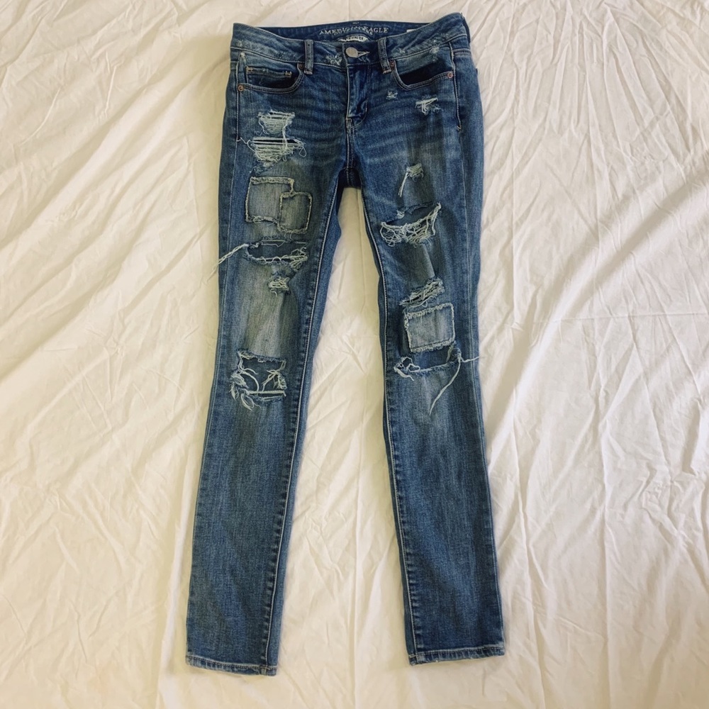 American Eagle Outfitters Patchwork Jeans